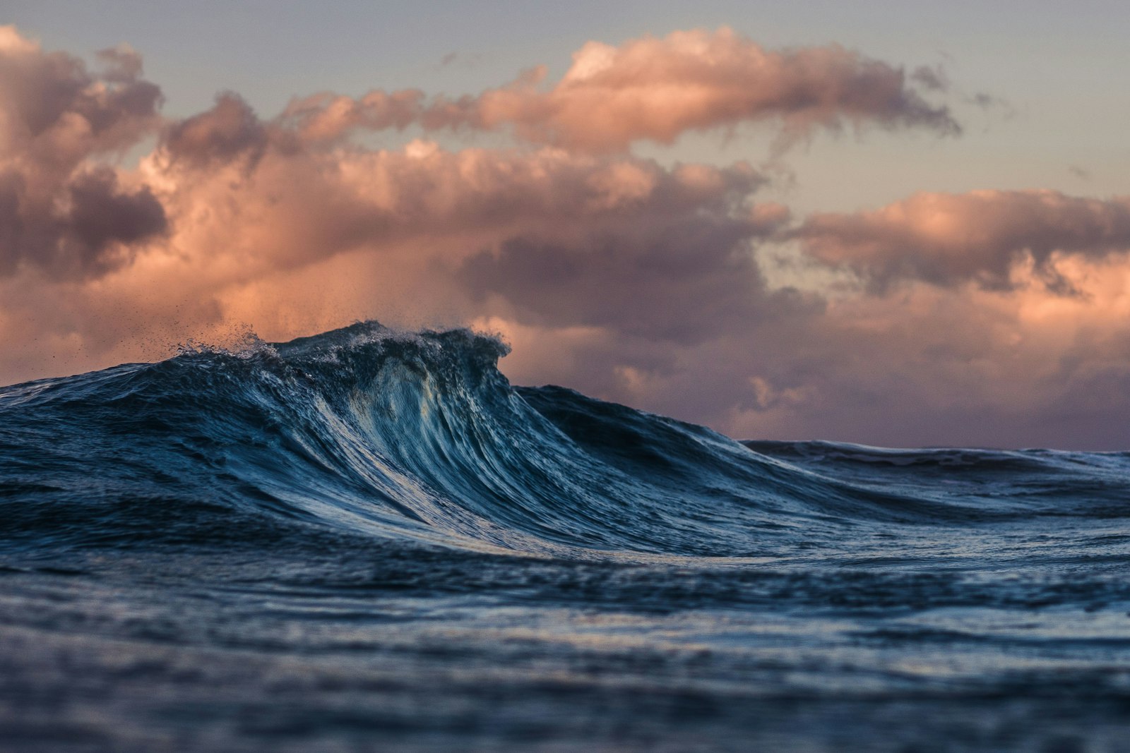Ocean wave along the coast